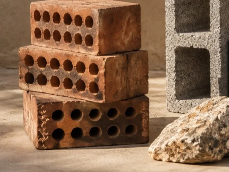 Ladrillo rojo recocido · Ladrillos y block